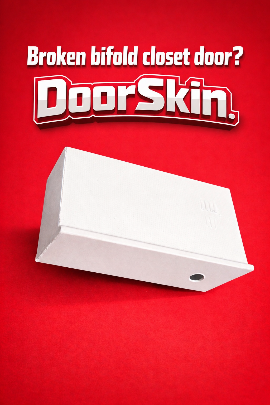 Doorskin — Bifold Closet Door Bottom-Pivot Repair Insert